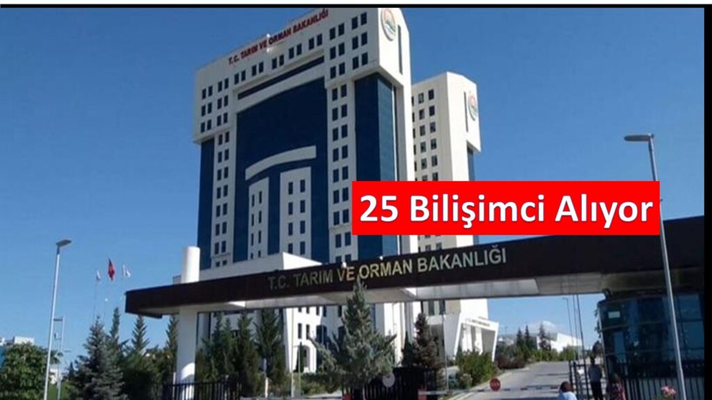 Tarım ve Orman Bakanlıığı Bilişimciler Alıyor