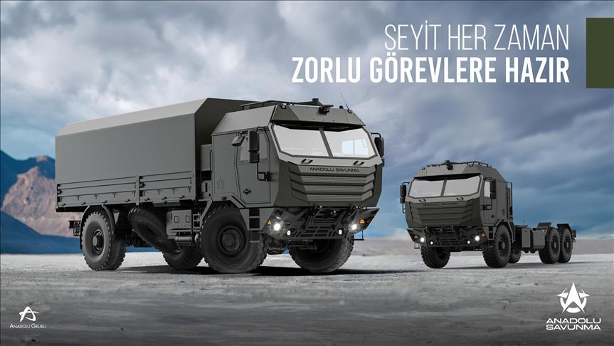 Anadolu Savunma, taktik tekerlekli araç modelleri ile IDEF’te