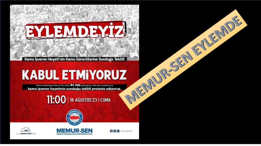 Memur-Sen hükümetin zam teklifini 81 ilde protesto edecek