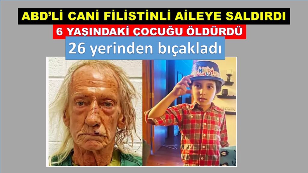 Filistinli diye çocuğu katletti
