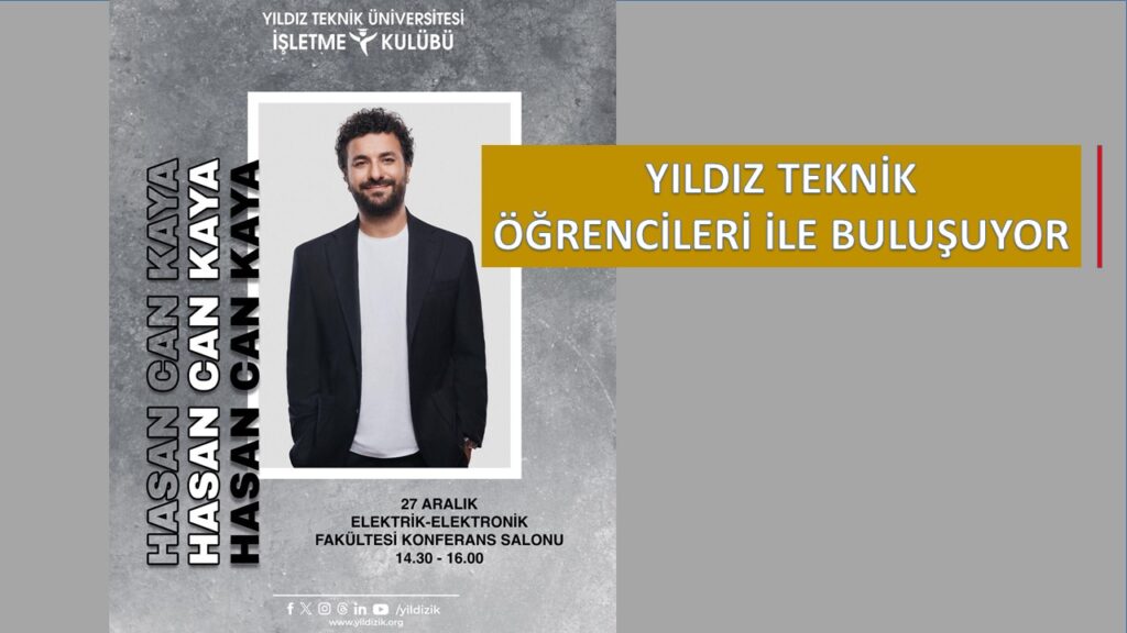 Hasan Can Kaya, Yıldız Teknik Öğrencileri ile Buluşuyor