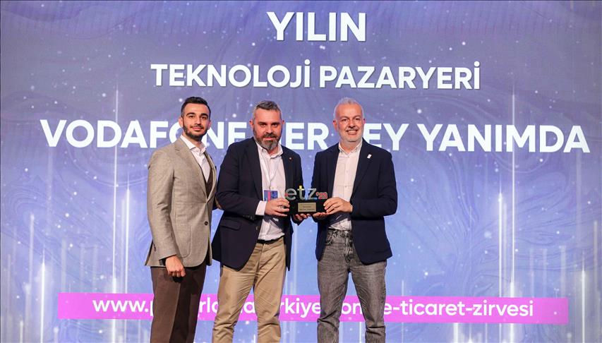 Vodafone Her Şey Yanımda, ikinci kez “Yılın Teknoloji Pazaryeri” seçildi