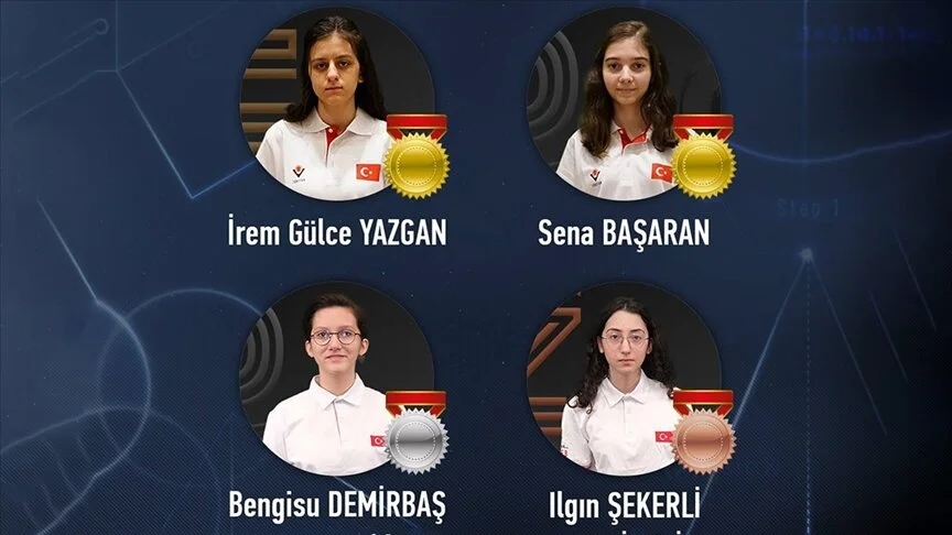 Avrupa Kızlar Matematik Olimpiyatı’nda 4 Türk öğrenci ödül aldı