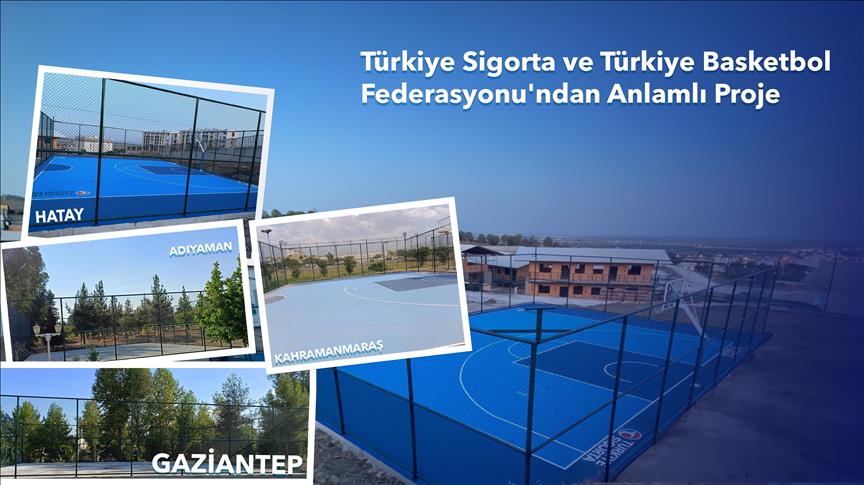 Türkiye Sigorta ve TBF’den deprem bölgelerine proje