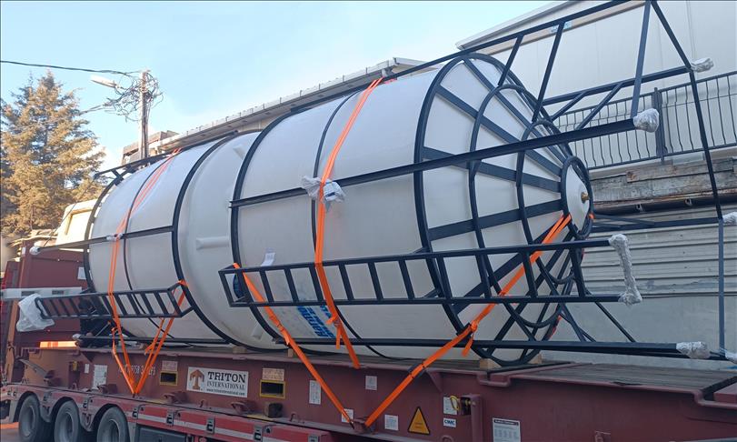 Karmod, Fas’a plastik silo depolama tankları ihraç etti