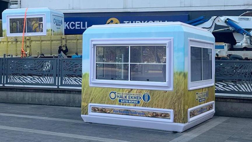 Karmod kabinleri Ordu’da ekmek satış noktalarında tercih edildi