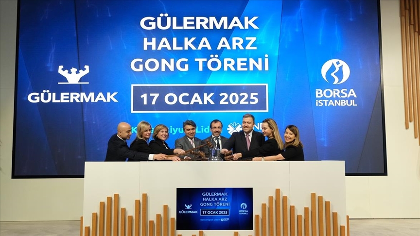Gülermak için Borsa İstanbul’da gong çaldı