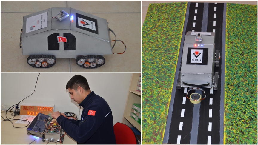 Muşlu öğrenci “Akıncı Zırhlı Mayın Tespit Aracı” tasarladı