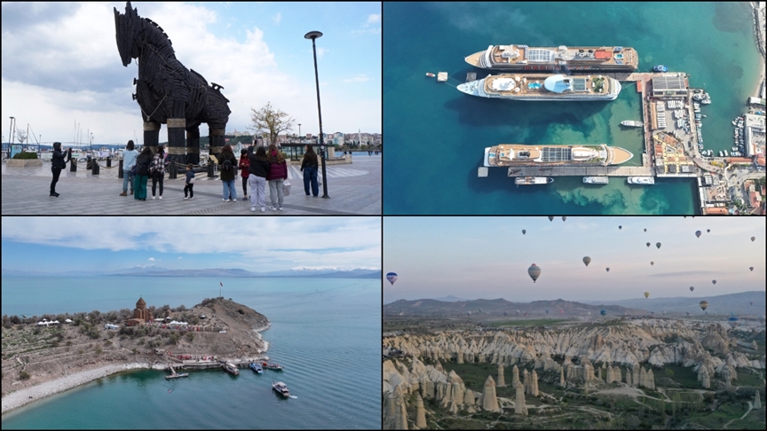 Türkiye’nin turizm geliri yılın ilk çeyreğinde yıllık bazda yüzde 5,6 arttı