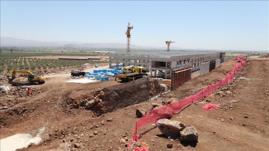 Hatay’daki Kırıkhan Roketsan Endüstri Bölgesi’nde inşa çalışmaları sürüyor